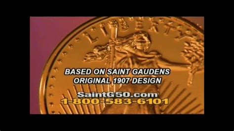 New England Mint Coins Saint Gaudens $50 Double Eagle TV Spot, 'Intricate' created for New England Mint Coins