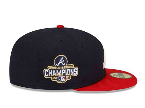 New Era Atlanta Braves New Era 2021 World Series Champions Locker Room Hat logo