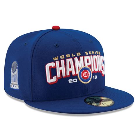 New Era Chicago Cubs 2016 World Series Champions Side Patch 59Fifty logo