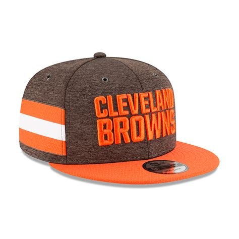 New Era Cleveland Browns NFL Sideline Home 9FIFTY Snapback logo