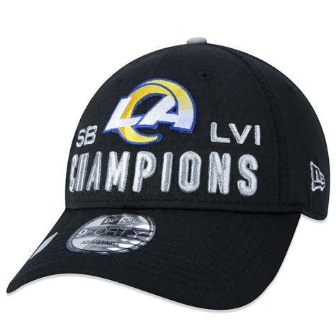 New Era Los Angeles Rams Super Bowl LVI Champions 9FORTY Snapback logo