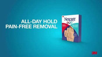 NexCare Duo Bandages TV commercial - Say Goodbye to Flinch Face