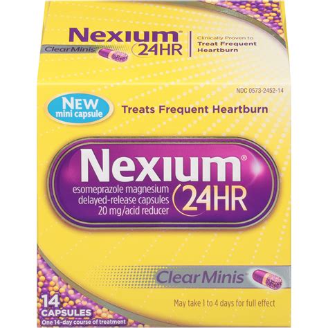 Nexium 24HR ClearMinis