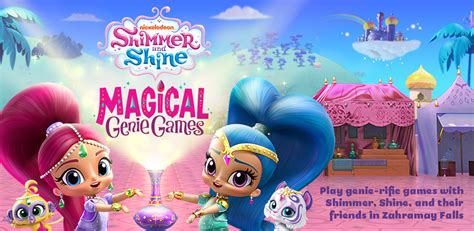 Nickelodeon Shimmer and Shine: Magical Genie Games logo