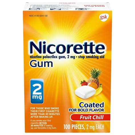 Nicorette Gum: Fruit Chill