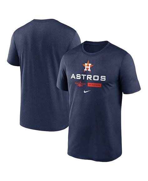 Nike Houston Astros Navy 2021 Postseason Authentic Collection Dugout T-Shirt