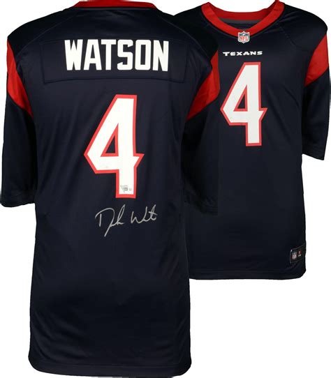 Nike Houston Texans Deshaun Watson Player Game Jersey logo