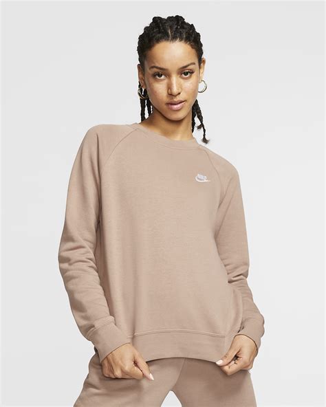 Nike Women's Sportswear Essentials Fleece Cropped Crew logo