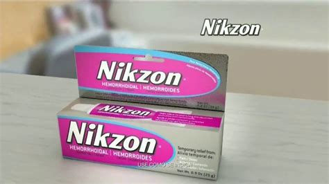 Nikzon TV commercial - Si sentarte duele