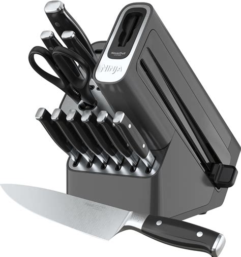 Ninja Cooking Foodi NeverDull Premium 12 Piece Knife Block Set logo