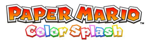 Nintendo Paper Mario: Color Splash logo