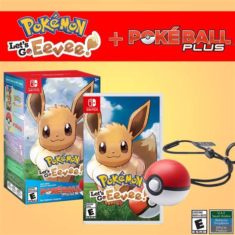 Nintendo Pokémon: Let's Go, Eevee! Poké Ball Plus Bundle logo