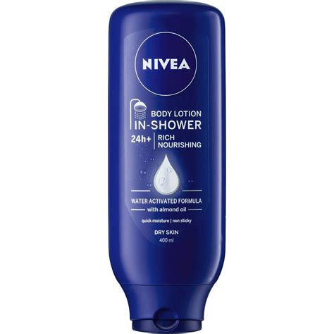 Nivea In-Shower Body Lotion tv commercials