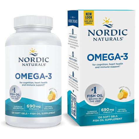 Nordic Naturals Omega-3 690mg Soft-Gels, Lemon logo