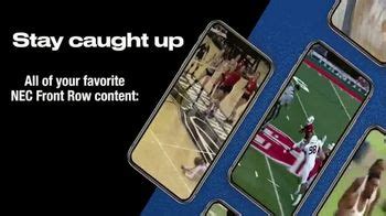 Northeast Conference NEC on the Run App TV commercial - The Best Way to Stream