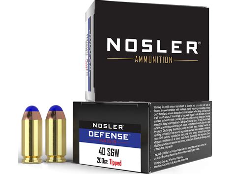 Nosler Defense Handgun Ammunition