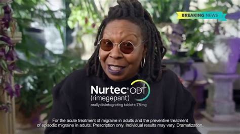 Nurtec ODT TV Spot, 'Big News' Featuring Whoopi Goldberg