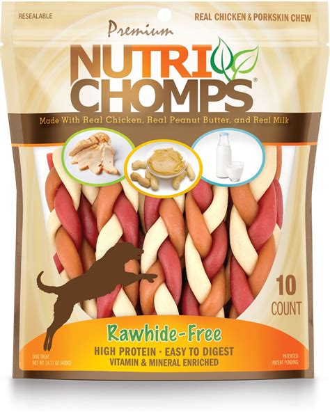 Nutri Chomps Assorted Flavor Braids logo