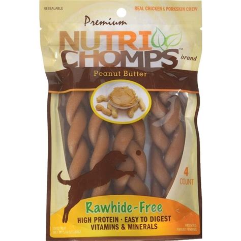 Nutri Chomps Peanut Butter Braids