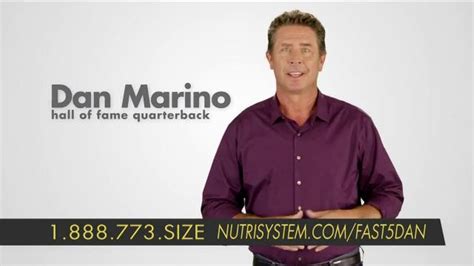 Nutrisystem Fast 5+ Kit TV commercial - Everyone Has a Number Feat. Dan Marino
