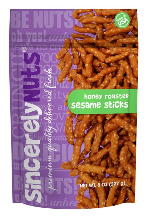 Nuts.com Honey Sesame Sticks logo