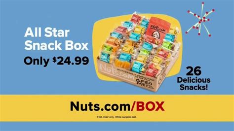 Nuts.com TV Spot, 'Rave Reviews: $24.99 All Star Snack Box''