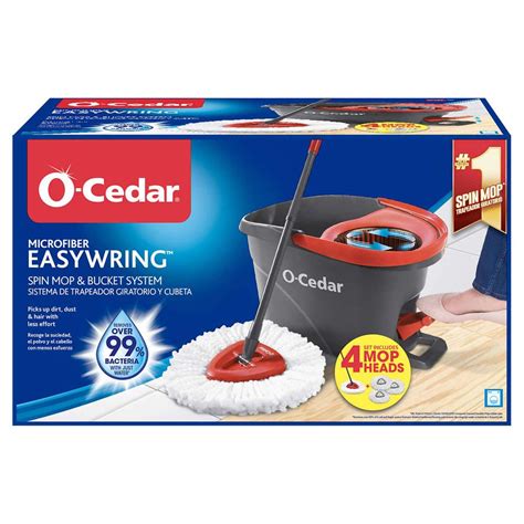 O-Cedar EasyWring Spin Mop & Bucket System logo