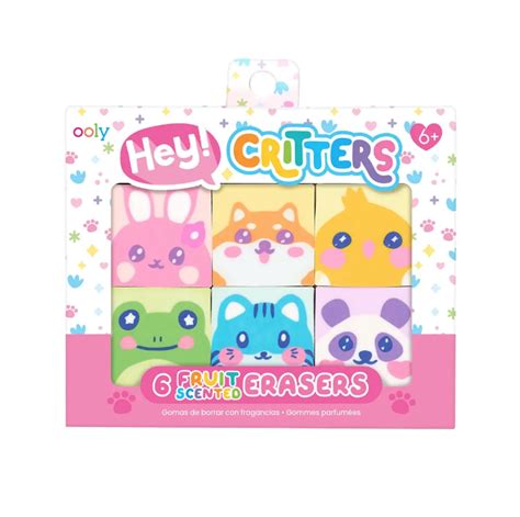 OOLY Hey Critters! Scented Eraser Set of Six logo
