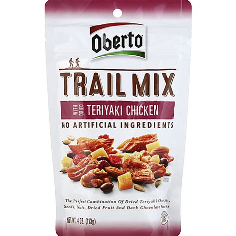 Oberto Trail Mix With Dried Teriyaki Chicken photo
