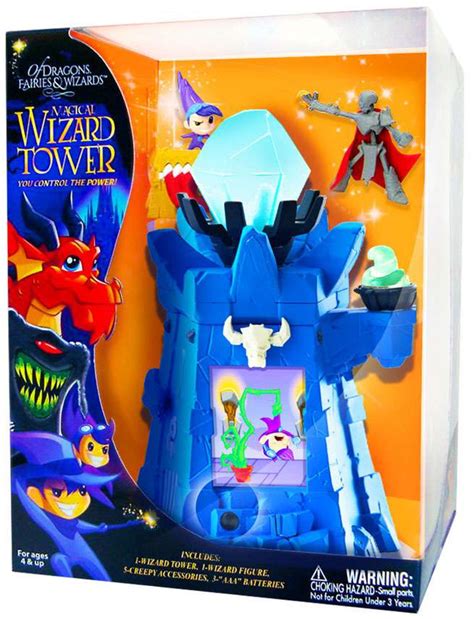 Of Dragons Fairies & Wizards Magical Blue Wizard Tower Set