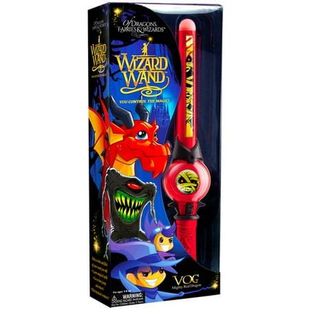 Of Dragons Fairies & Wizards Mighty Wizard Wand Vog the Mighty Red Dragon