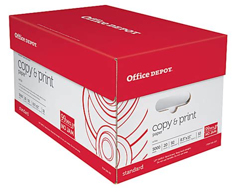 Office Depot & OfficeMax Copy & Print Paper, Case of 10 Reams