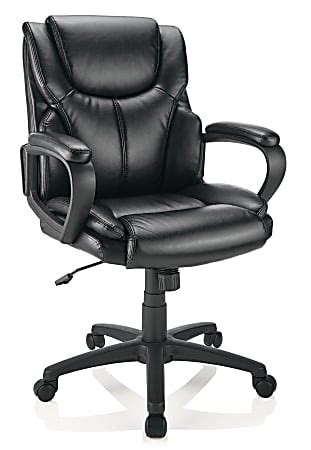 Office Depot & OfficeMax Realspace Mayhart Vinyl Mid-Back Task Chair tv commercials