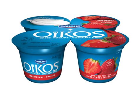 Oikos Greek Nonfat Yogurt Strawberry logo