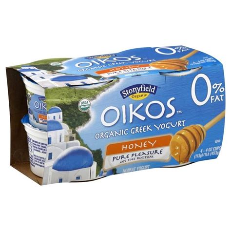 Oikos Organic Honey Greek Yogurt logo