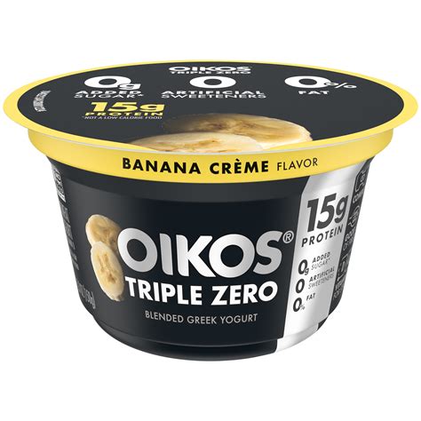 Oikos Triple Zero Banana Creme tv commercials