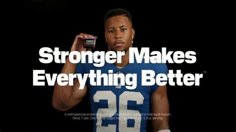 Oikos Triple Zero TV Spot, 'Groceries' Featuring Saquon Barkley