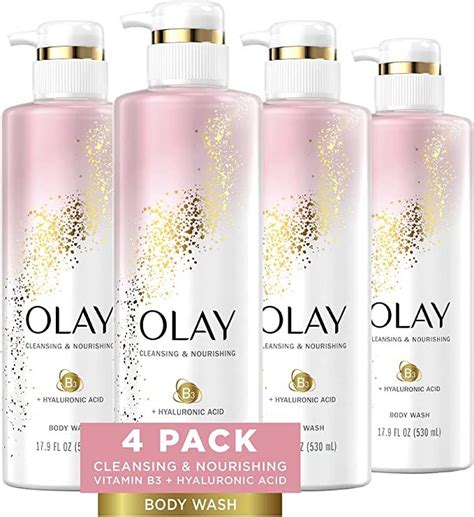 Olay Cleasing & Nourishing Body Wash with Hyaluronic Acid