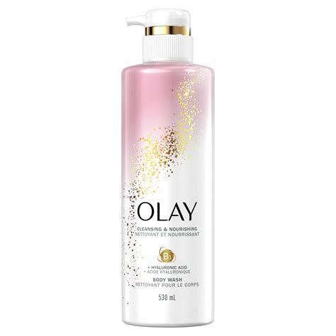 Olay Cleasing & Nourishing Body Wash with Hyaluronic Acid