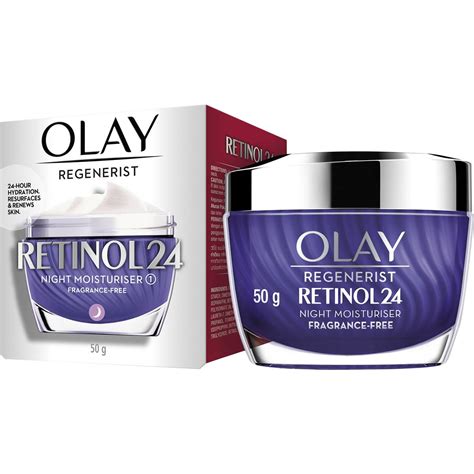 Olay Regenerist Retinol 24 Night Face Moisturizer logo