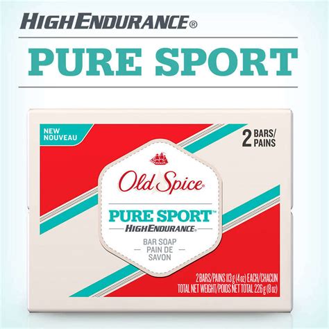 Old Spice Pure Sport Bar Soap logo