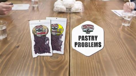 Old Trapper Beef Jerky TV Spot, 'Pastry Problems'