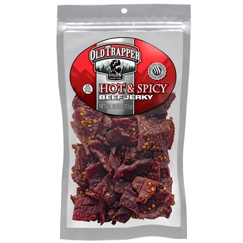 Old Trapper Hot & Spicy Beef Jerky logo