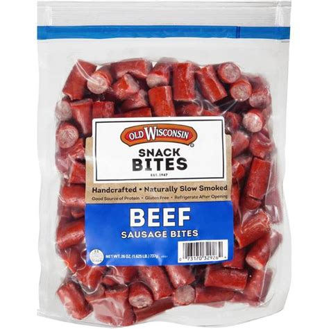 Old Wisconsin Snack Bites Beef