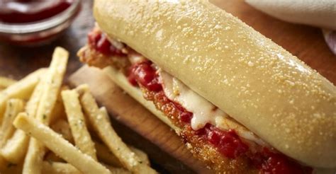 Olive Garden Chicken Parmigiana Breadstick Sandwich logo