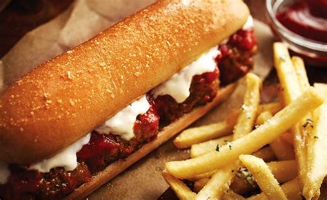 Olive Garden Italian Meatball Breadstick Sandwich