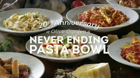 Olive Garden Never Ending Pasta Bowl TV commercial - Desde $13.99 dólares