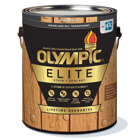 Olympic Paints and Stains Elite Woodland Oil