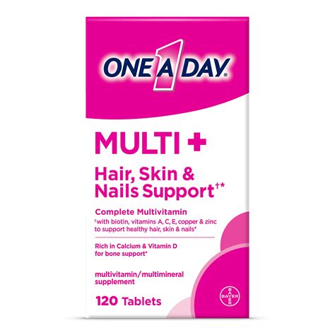 One A Day MULTI+ Hair, Skin & Nails Support tv commercials