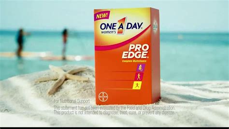 One A Day Women's Pro Edge TV Spot, 'Beach'